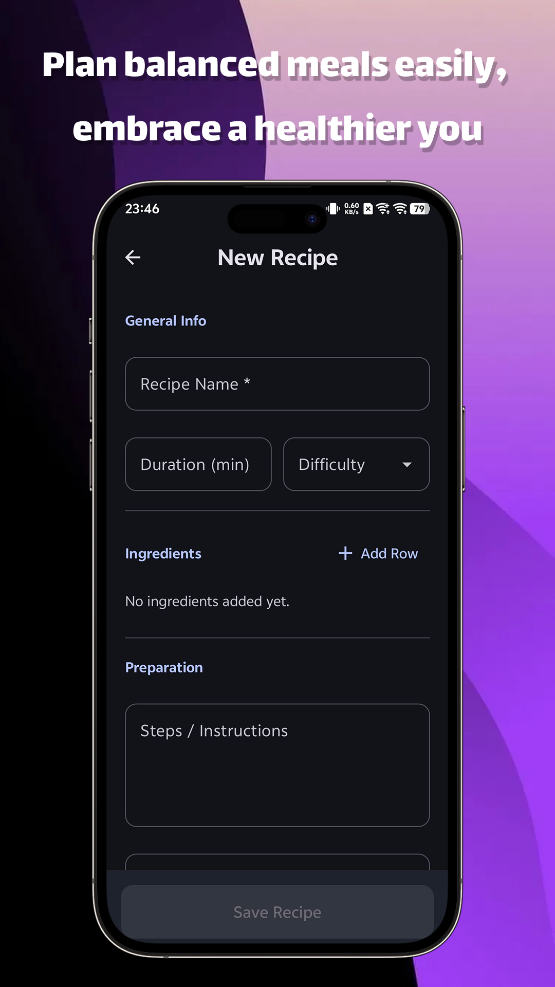 Add Recipe